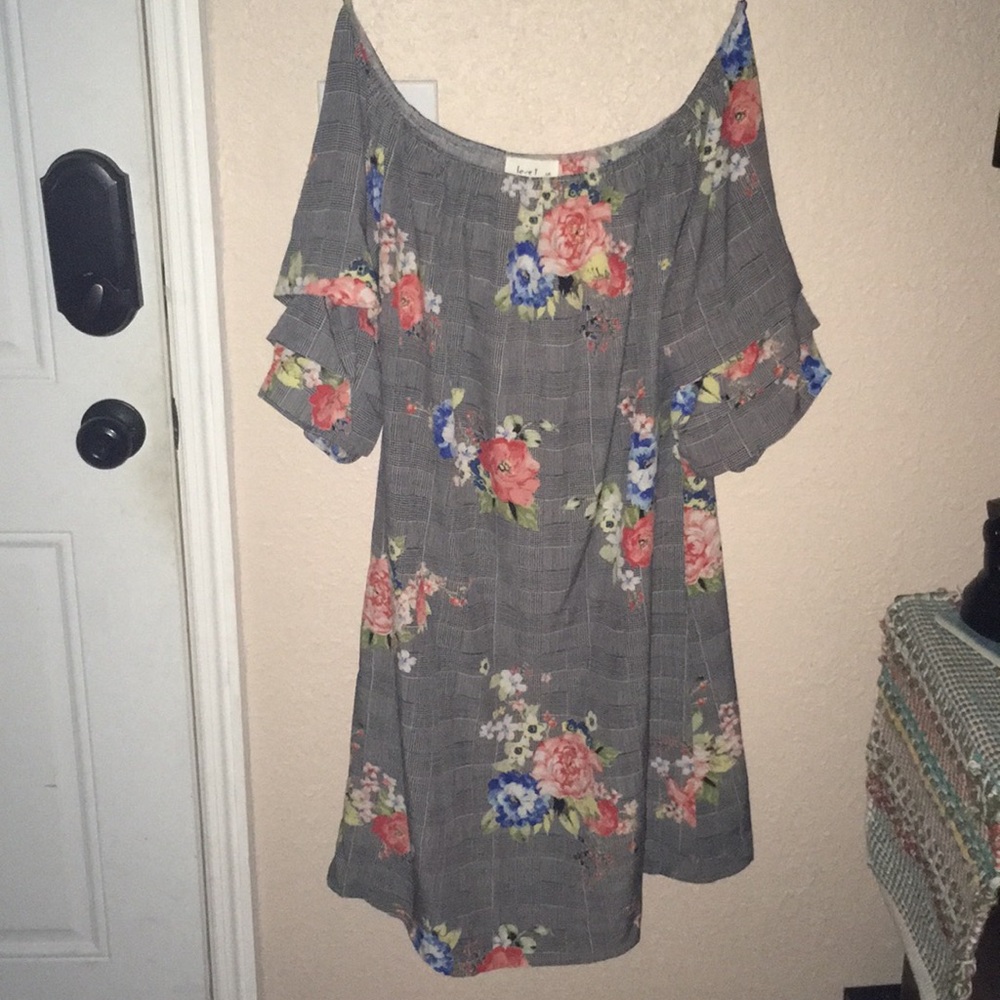 Off the shoulder dress